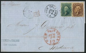 Sale 1115, Lot 2213, 1861-66 Issue, cont. (Scott 68-70c)