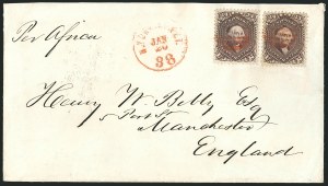 Sale 1115, Lot 2217, 1861-66 Issue, cont. (Scott 68-70c)
