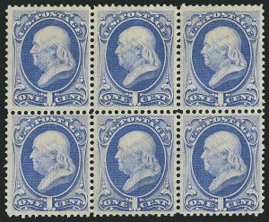 Sale 1115, Lot 2283, 1870-71 National Bank Note Co. Grilled Issue (Scott 134A)