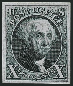 Sale 1116, Lot 3092, 1847 Issue and 1875 Reproduction (Scott 1-4)