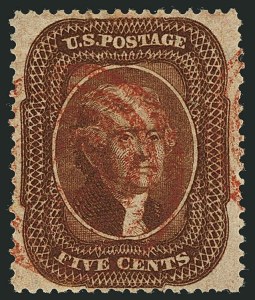 Sale 1116, Lot 3130, 1857-60 Issue and 1875 Reprints (Scott 18-41)