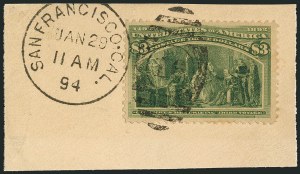 Sale 1116, Lot 3250, 1893 Columbian Issue (Scott 230-245)