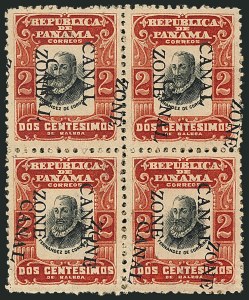 Sale 1116, Lot 3587, U.S. Possessions: Canal Zone