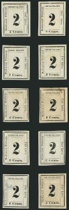 Sale 1116, Lot 3662, Hawaii: 1853 Kamehameha thru Numeral Issues