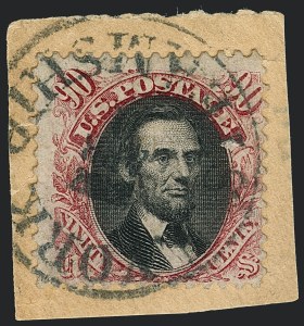 Sale 1118, Lot 116, 90c 1869 Pictorial Issue Stamps (Scott 122)