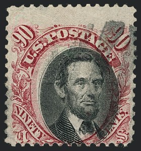 Sale 1118, Lot 120, 90c 1869 Pictorial Issue Stamps (Scott 122)