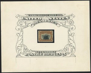 Sale 1118, Lot 164, 1901 Pan-American Issue Essays and Proofs