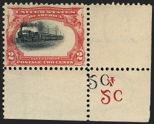 Sale 1118, Lot 191, 1901 Pan-American Issue Stamps