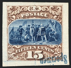 Sale 1118, Lot 48, 1869 Pictorial Issue Specimens
