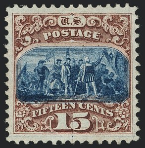 Sale 1118, Lot 56, 15c Type I1869 Pictorial Issue Stamps (Scott 118)