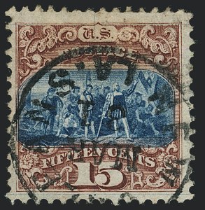 Sale 1118, Lot 57, 15c Type I1869 Pictorial Issue Stamps (Scott 118)