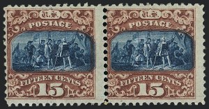 Sale 1118, Lot 74, 15c Type II 1869 Pictorial Issue Stamps (Scott 119)