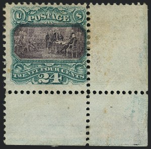 Sale 1118, Lot 86, 24c 1869 Pictorial Issue Stamps (Scott 120)