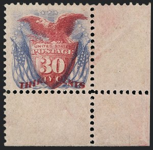 Sale 1118, Lot 97, 30c 1869 Pictorial Issue Stamps (Scott 121)