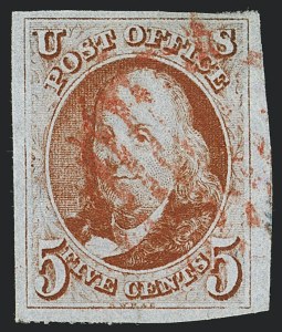 Sale Number 1120, Lot Number 1058, 1847 Issue (Scott 1-2) Sale Number 1120, Lot Number 1058, 1847 Issue (Scott 1-2)