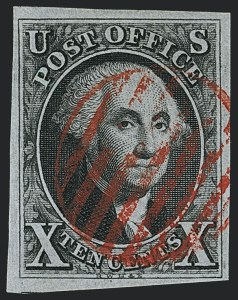 Sale 1120, Lot 1063, 1847 Issue (Scott 1-2)