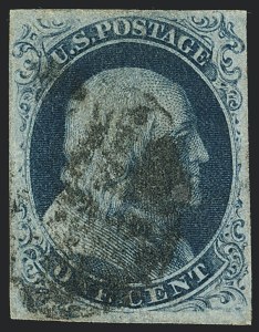 Sale 1120, Lot 1095, 1c 1851-56 Issue (Scott 5-9)