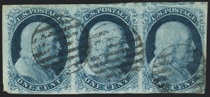 Sale 1120, Lot 1097, 1c 1851-56 Issue (Scott 5-9)