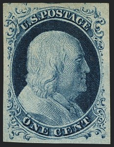 Sale 1120, Lot 1099, 1c 1851-56 Issue (Scott 5-9)