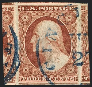 Sale Number 1120, Lot Number 1124, 3c 1851-56 Issue (Scott 10-11A) Sale Number 1120, Lot Number 1124, 3c 1851-56 Issue (Scott 10-11A)