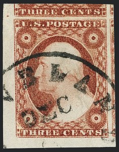 Sale Number 1120, Lot Number 1133, 3c 1851-56 Issue (Scott 10-11A)