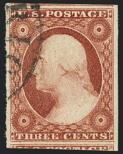 Sale 1120, Lot 1144, 3c 1851-56 Issue (Scott 10-11A)