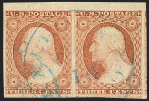 Sale Number 1120, Lot Number 1153, 3c 1851-56 Issue (Scott 10-11A) Sale Number 1120, Lot Number 1153, 3c 1851-56 Issue (Scott 10-11A)