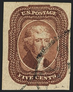 Sale Number 1120, Lot Number 1162, 5c-12c 1851-56 Issue (Scott 12-17)