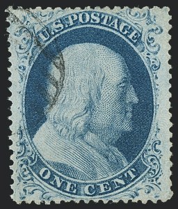 Sale 1120, Lot 1194, 1c-3c 1857-60 Issue (Scott 18-26A)
