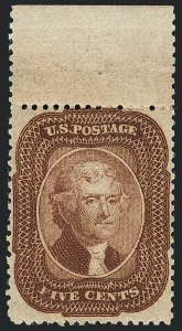 Sale 1120, Lot 1206, 5c-90c 1857-60 Issue (Scott 27-39)