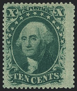 Sale 1120, Lot 1210, 5c-90c 1857-60 Issue (Scott 27-39)