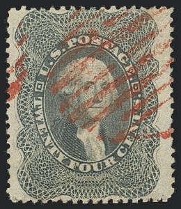 Sale 1120, Lot 1220, 5c-90c 1857-60 Issue (Scott 27-39)