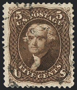 Sale 1120, Lot 1286, 1875 Re-Issue of 1861-66 Issue (Scott 102-111)
