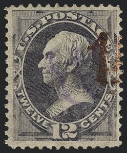 Sale 1120, Lot 1328, 1870-71 National Bank Note Co. H Grilled Issue (Scott 134-144)