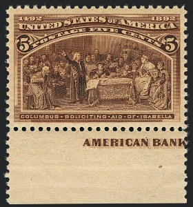 Sale Number 1120, Lot Number 1386, 1893 Columbian Issue (Scott 230-245) Sale Number 1120, Lot Number 1386, 1893 Columbian Issue (Scott 230-245)