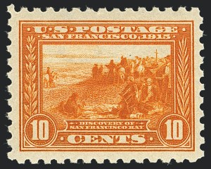 Sale 1120, Lot 1477, 1913-15 Panama-Pacific Issue (Scott 397-404), 10c Panama-Pacific, Perf 10 (404) Sale 1120, Lot 1477, 1913-15 Panama-Pacific Issue (Scott 397-404)