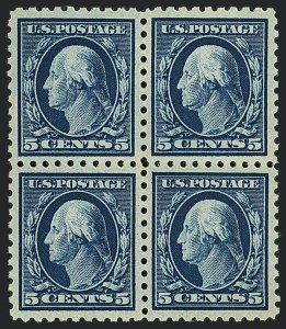 Sale 1120, Lot 1488, 1913-15 Washington-Franklin Issues (Scott 424-461)