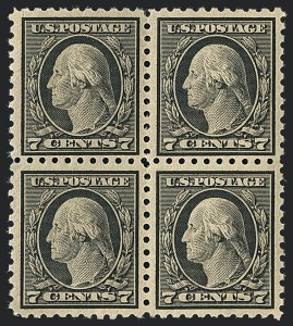 Sale 1120, Lot 1490, 1913-15 Washington-Franklin Issues (Scott 424-461)