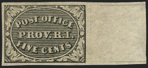 Sale 1122, Lot 1, Postmasters Provisionals thru 1847 Issue (Scott 10X1, 1-4)
