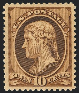 Sale 1122, Lot 108, 1882 Special Printing and 1881-83 American Bank Note Co. Issues (Scott 205-211B)