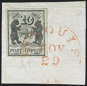 Sale 1129, Lot 310, Postmasters Provisionals