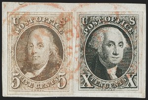 Sale 1129, Lot 318, 1847 Issue