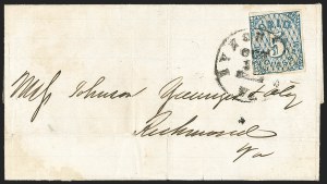 Sale 1129, Lot 497, Confederate States: Postmasters Provisionals, Athens thru Nashville