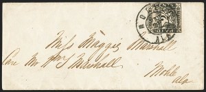 Sale 1129, Lot 501, Confederate States: Postmasters Provisionals, Athens thru Nashville