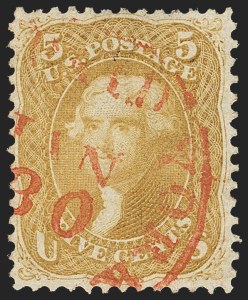 Sale 1133, Lot 107, 1861-66 Issue (Scott 56-78)