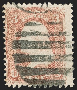 Sale 1133, Lot 129, 1867-68 Grilled Issue (Scott 79-101)