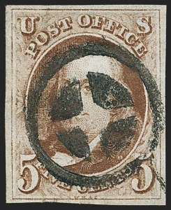 Sale 1133, Lot 15, 1847 Issue (Scott 1-1d)