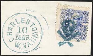 Sale 1133, Lot 167, 3c-6c 1869 Pictorial Issue, off-Cover (Scott 114-115)