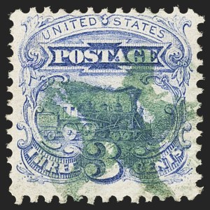 Sale 1133, Lot 171, 3c-6c 1869 Pictorial Issue, off-Cover (Scott 114-115)