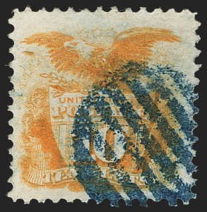 Sale 1133, Lot 188, 10c-12c 1869 Pictorial Issue, off-Cover (Scott 116-117)